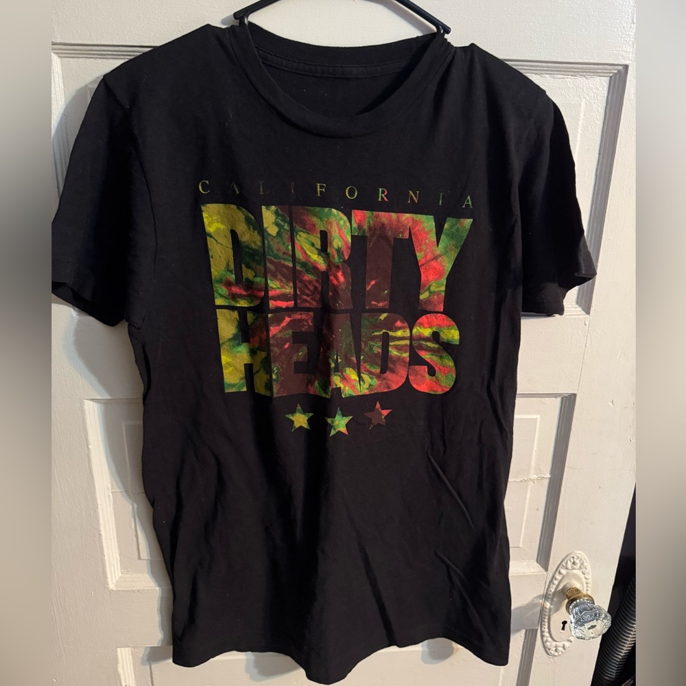 Dirty Heads Tie Dye reggae rap rock band tour merch shirt hoodie Worn- size med